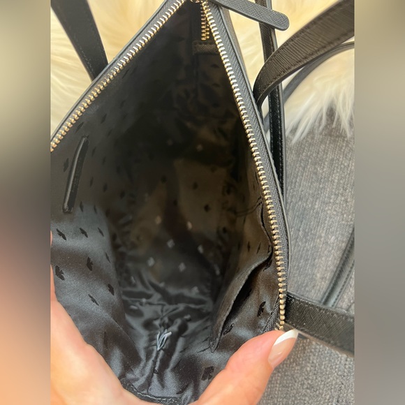 KATE SPADE New York Black Glitter Joeley Small Crossbody Satchel - Picture 4 of 10